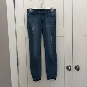 Lightly distressed jeans